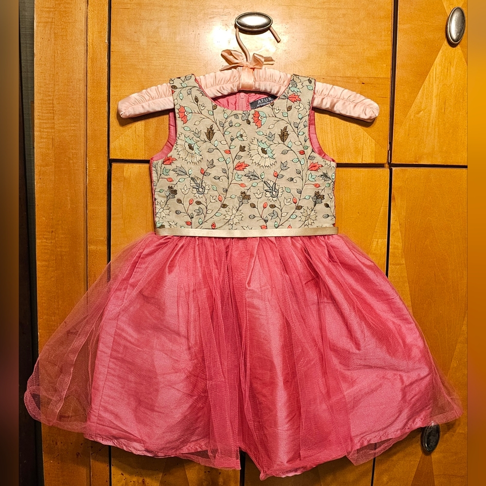 A.T.U.N Floral Tulle sleeveless Dress